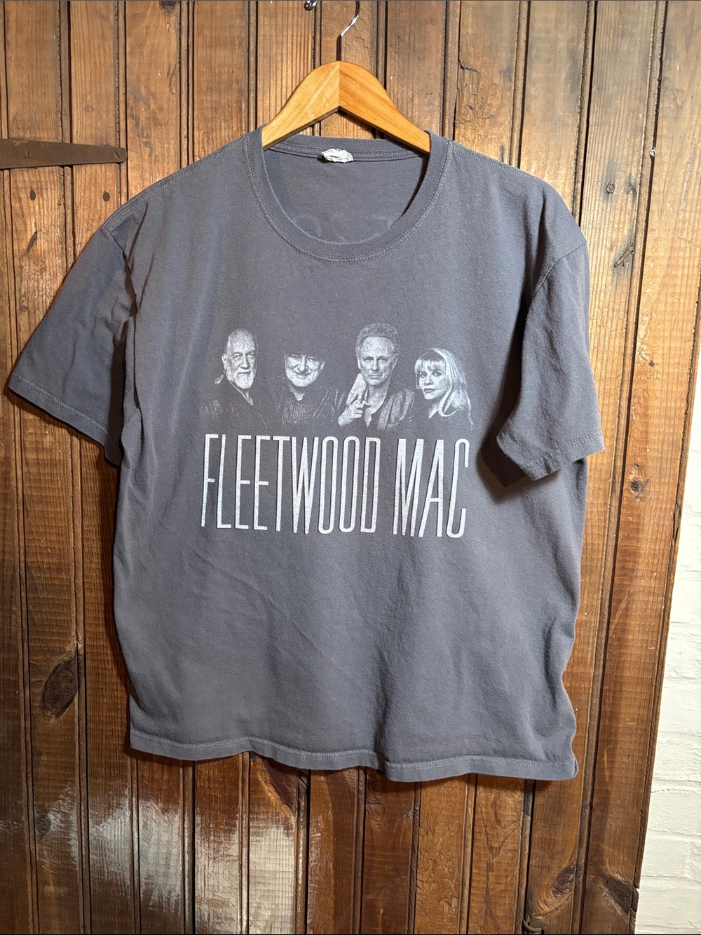 Fleetwood Mac 2013 Tour Men's Graphic Tee - Charcoal Gray